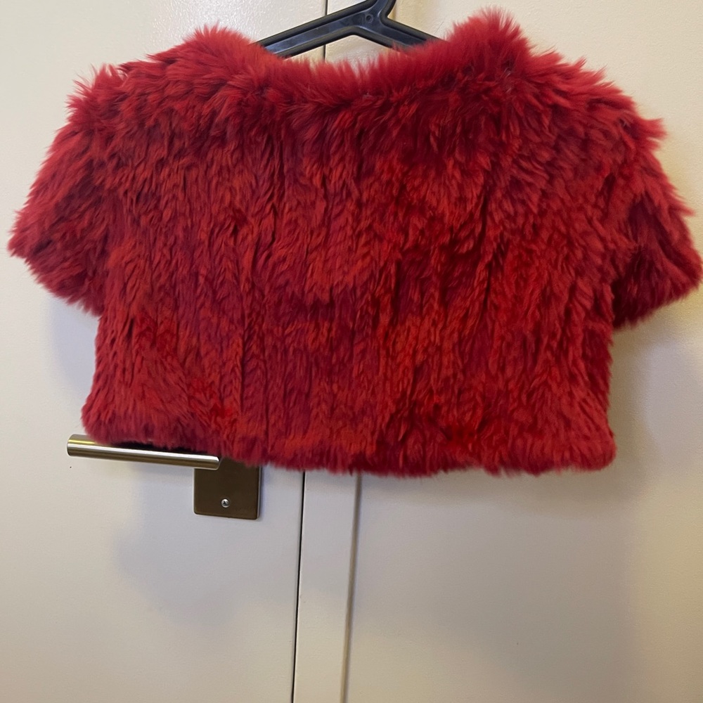 %100 Authentic Rabbit Fur Jacket - Picture 3 of 7